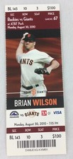 MLB 2010 08/30 Colorado at SF Giants Full Ticket-WS Champs-Rafael Betancourt WP