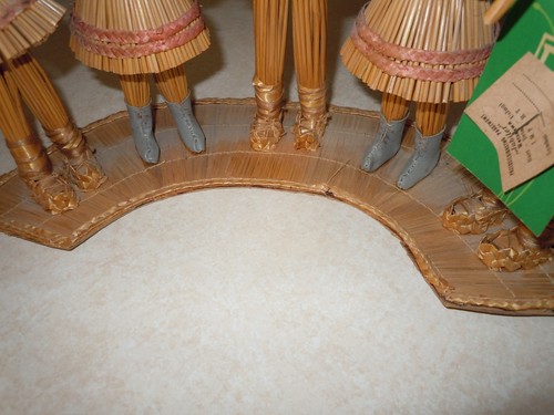 Vintage 1970 Import Polish Maiden Stroh Figuren. Jubiler Warssawa. Made in UdSSR.  - Bild 10 von 12