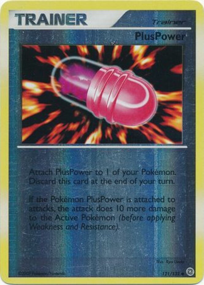 PlusPower - 121/132 - Uncommon - Reverse Holo LP, English Pokemon Secret Wonders