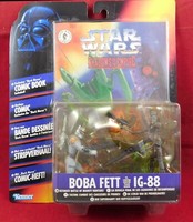 Star Wars Shadows Of The Empire Boba Fett Vs. IG-88 + Comic - Kenner 1996