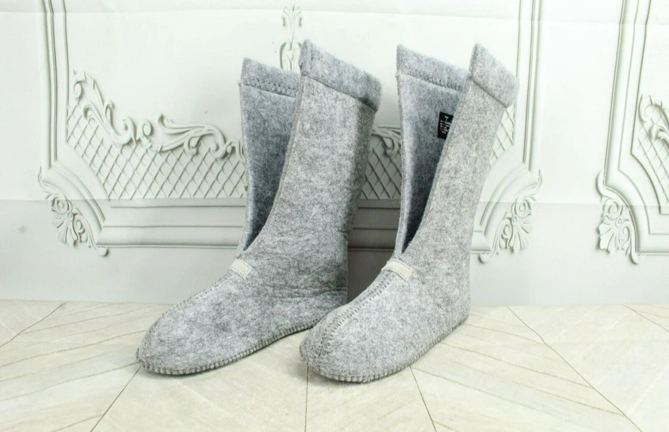 LL Bean Kids Gris Lana Cálido Repuesto Bota Forro Inserciones Talla 2 Foto 2 de 4