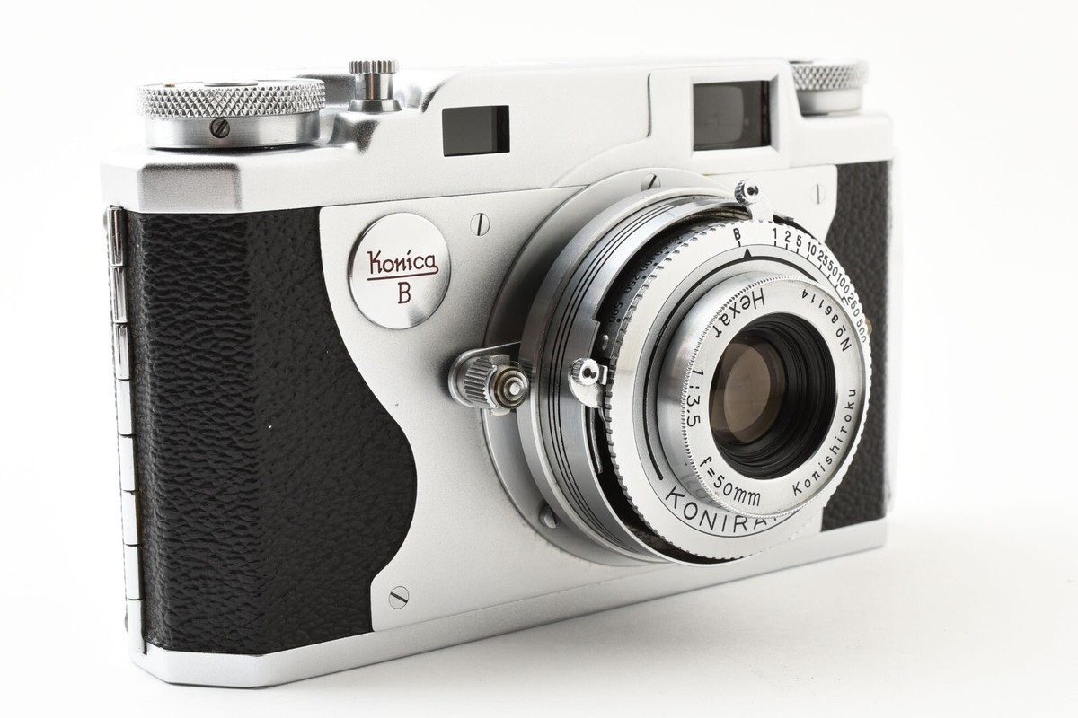 Near MINT] Konica II B IIB Rangefinder Camera 50mm f3.5 From