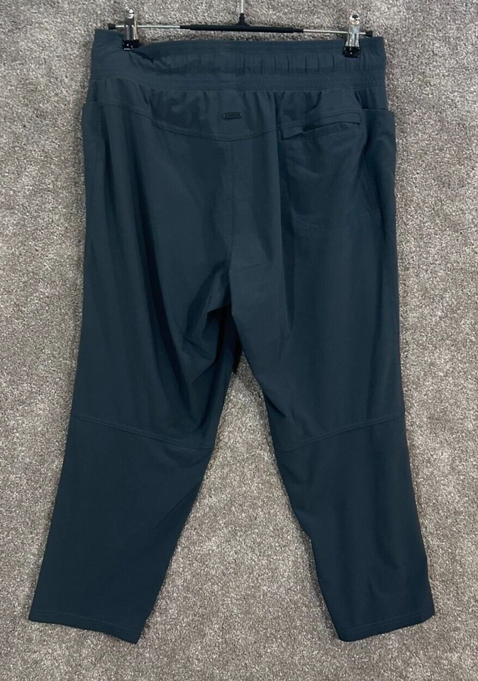 Pantalones Prana Mujer Gris Medio Actual 31X24 Bolsillos Cintura Elástica Tirar de Senderismo Foto 2 de 4