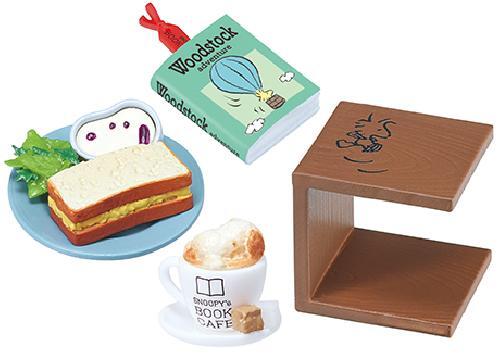 Snoopys BOOK KAFE まとめ売り Re-Ment Miniature PEANUTS Snoopy's BOOK CAFE Complete Set