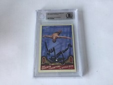 Greg Louganis Signed Autographed Goodwin Champion Card Slabbed Beckett BAS COA a