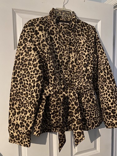jones new york animal print jacket