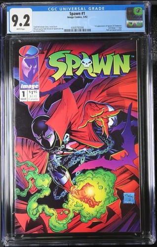 SPAWN #1 CGC 9.2 TODD MCFARLANE 🔥🔥