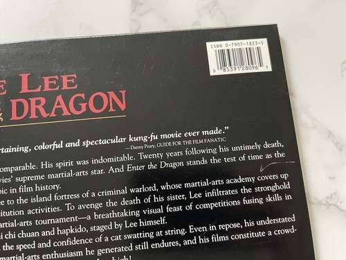 Bruce Lee Enter The Dragon Widescreen Laserdisc Clean - Picture 3 of 4