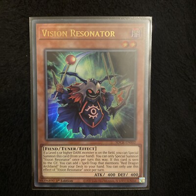Yugioh - Vision Resonator - SDCK-DE002 Near Mint ULTRA RARE 1. Auflage