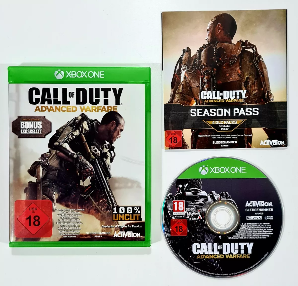 Microsoft Xbox One Call of Duty Advanced Warfare Dt. Pal Uncut  Coop-Exo-Survival