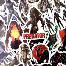 50pc Alien vs. Predator Phone Laptop Water Bottle Decal Sticker Pack
