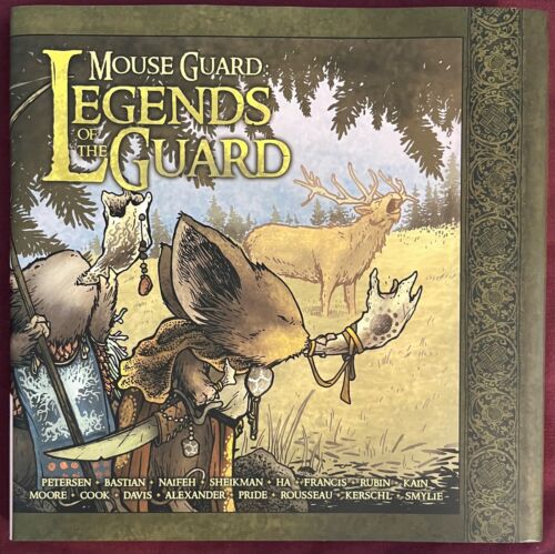 MOUSE GUARD: LEGENDS OF THE GUARD Hardcover 2010 HC Jeremey Bastian TERRY MOORE - Picture 1 of 2