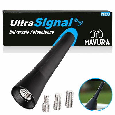 UltraSignal universal antenna car roof short motor vehicle rod antenna 3 adapter M4 M5 M6
