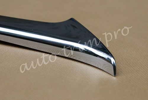 Chrome Front Air Grill Grille Cover Trim For 2014-2016 Nissan X-Trail Rogue T32 - Picture 7 of 8