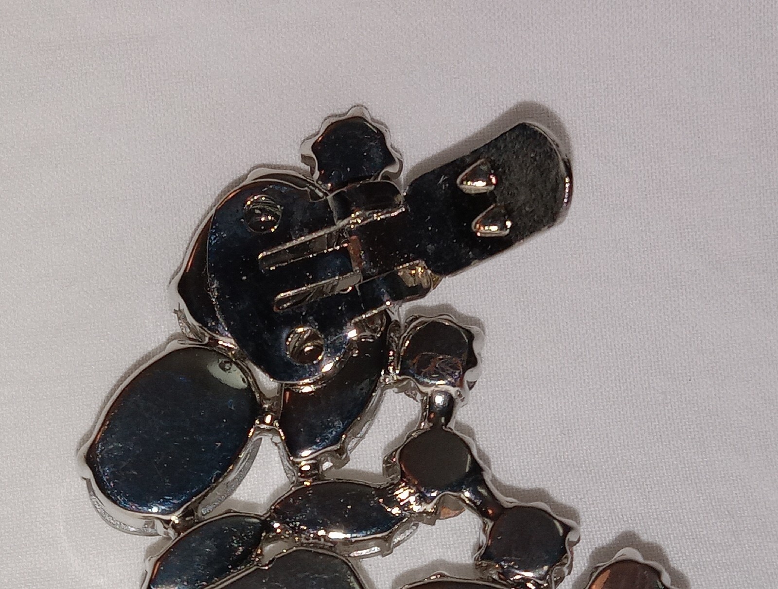 CRYSTAL CLEAR RHINESTONE VINTAGE TYPE FORMAL SHOE