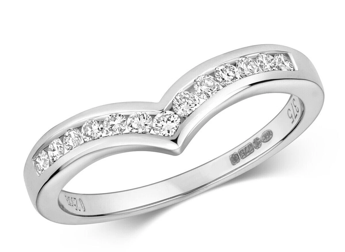 Diamond wishbone ring deals
