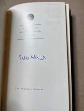 Signed Peter Ackroyd: English Music, Franklin Library Signed 1st Leather