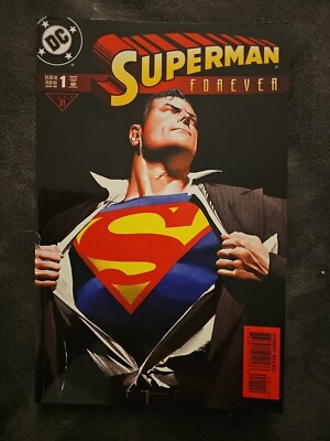 SUPERMAN Forever (1998) 1st EDITION TRADE PAPERBACK ~ ALEX ROSS Cover US SC 