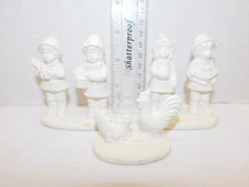 Byron Molds Village Figures Chickens 1986