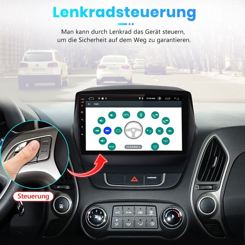 Android13 Für Hyundai IX35 Tucson 2009-2015 Autoradio GPS NAVI BT SWC DAB+ 1+32G - Bild 6 von 10