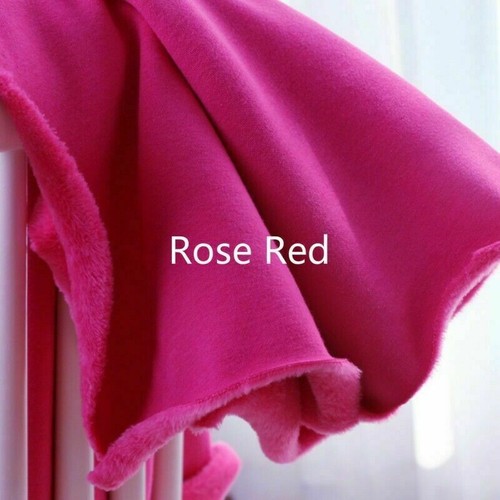 Pure Cotton Fleece Plush Fabric Cloth Knit Heavy Hoodie Coat Sew Material - Picture 24 of 25