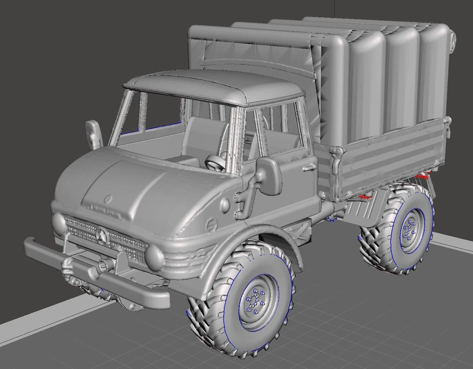 Set of 3 unimog models scale 1:35 Argentina Models Kit military DIY - Image 3 of 4