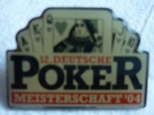 POKER 12. NIEMIECKIE MISTRZOSTWA 2004 UCZESTNIK PRZYPINKA