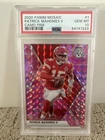 2020 Panini Mosaic Patrick Mahomes Pink Camo PSA 10