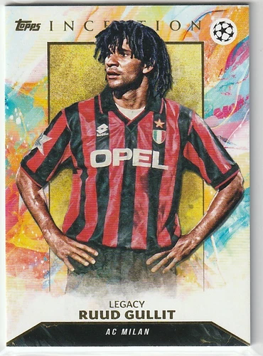 TOPPS INCEPTION 2023-24 RUUD GULLIT AC MILAN LEGACY BASE CARD Nr MINT