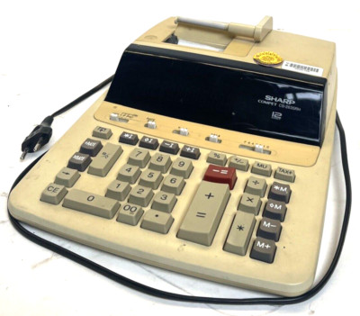 SHARP Compet CS-2653RH druckender Tischrechner | Rechner Display Drucker