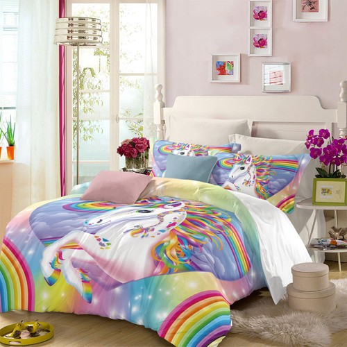 Cartoon Duvet Cover Bedding Set Quilt Cover Single Double King Size Pillowcase - Picture 15 of 125