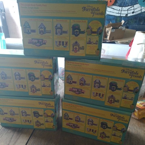 4--Disney Store Furrytale Friends The Jungle Book Family Pack Figure Sets--NEW - Picture 5 of 5