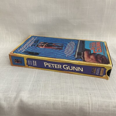 PETER GUNN VHS Tape 1989 Crime Drama Peter Strauss **Buy 2 Get 1