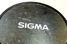 Sigma 82mm Black Plastic Front Lens Cap Snap On Genuine OEM