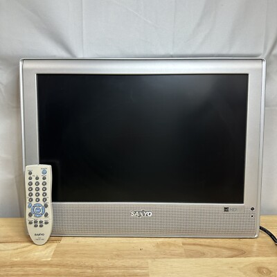 Sanyo Flat Screen 2007 DP19647 HDTV Gaming 19'' Wide + Remote - Tested