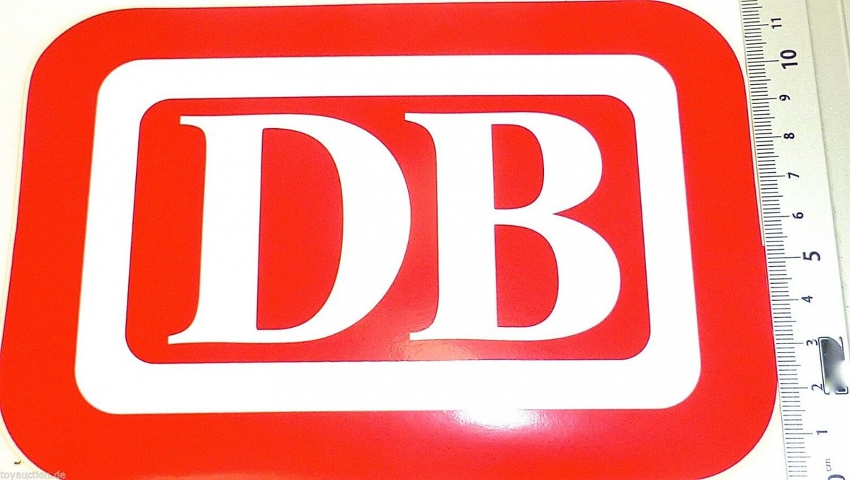 Aufkleber DB Logo Deutsche Bundesbahn ca 18x12 cm å | eBay.de