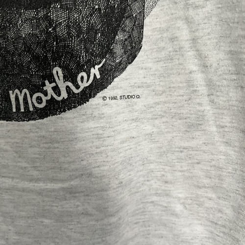 T-shirt vintage anni 90 Whistlers madre dipinto olio baffi madre realismo arte gatto - Foto 4 di 7