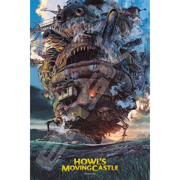 ENSKY Howl's Moving Castle: This Castle Moves. [Premium Foil Jigsaw] 50x75cm FS