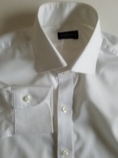 Proper Cloth Shirt Mens 15.5/34.5 M Long Sleeve Dress Button 100 Cotton White