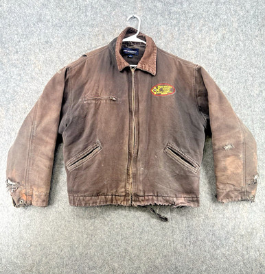 Port Authority Canvas Jacket Men's LRG ''Permian Power Tong Rocky Mountain'' WORN