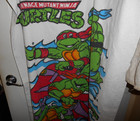 VINTAGE 1990 TMNT WAVE WARRIORS APPROX 4' CANNON COTTON BEACH TOWEL USA RARE HTF — photo 3