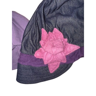 Flipside Hats 2 Piece Bundle Felted Flower Newsboy Weekender 