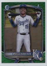 2025 Bowman Chrome Prospects Green Reptilian Refractor 40/99 Moises Marchan 1i7n