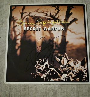 Bruce Springsteen Signed Autographed Secret Garden Record album