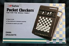 Saitek Electronic Pocket Checkers (Model 630)