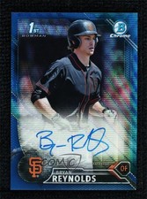 2016 Bowman Draft Chrome Pick Blue Wave Refractor 74/150 Bryan Reynolds Auto 0b0