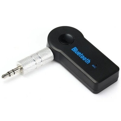 WIRELESS BLUETOOTH 3.5MM AUX AUDIO STEREO MUSIC HOME CAR RECEIVER ADAPTER