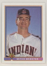 1991 Bowman Mitch Webster #66 0t3