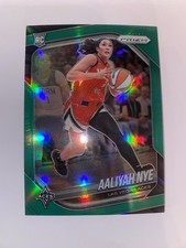 2025 Panini WNBA Prizm AALIYAH NYE Rookie Green Prizm #15 Las Vegas Aces