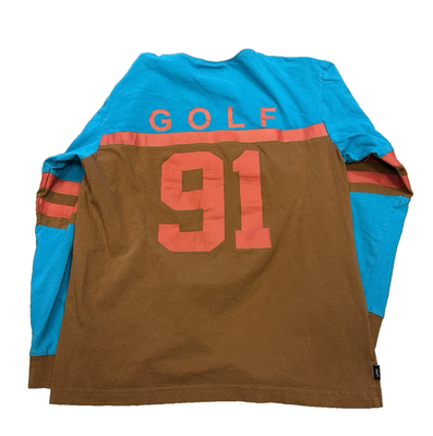 GOLF WANG TYLER THE CREATOR ODD FUTURE CAT HOCKEY JERSEY SHIRT SZ
